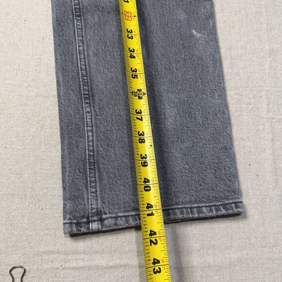 Abercrombie & Fitch Sz 29/8 R The ‘90s Straight Ultra High Rise Jeans Curve Love - Picture 7 of 8